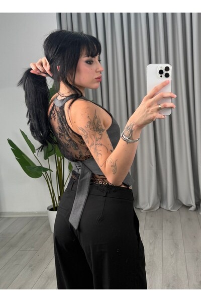 anonim Leni Vest Gray