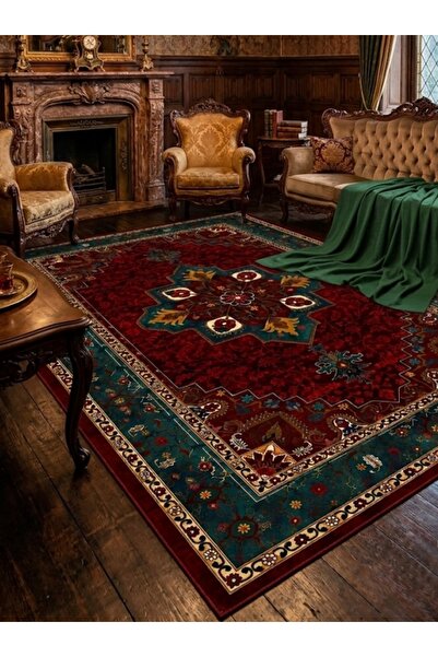 dekorug Doğal İplik Şönil Dokuma Pamuk Taban Halı Koridor Halısı Kilim – Antr...