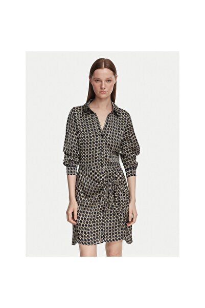Guess Rochie cămașă de damă W4YK35WF1T2 Albastru închis