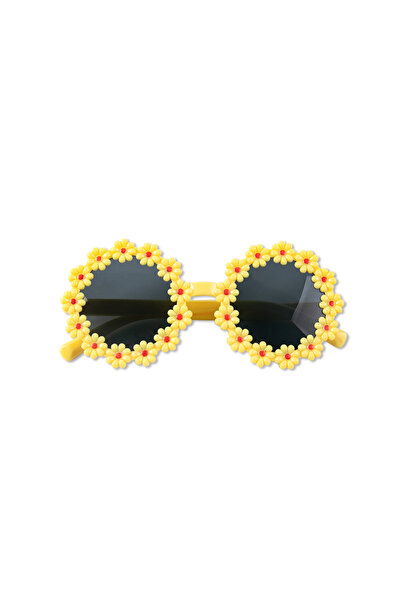 choice2 1pcs style D 6/1pcs Flower Shaped Sunglasses Round Frame Glasses Cute...