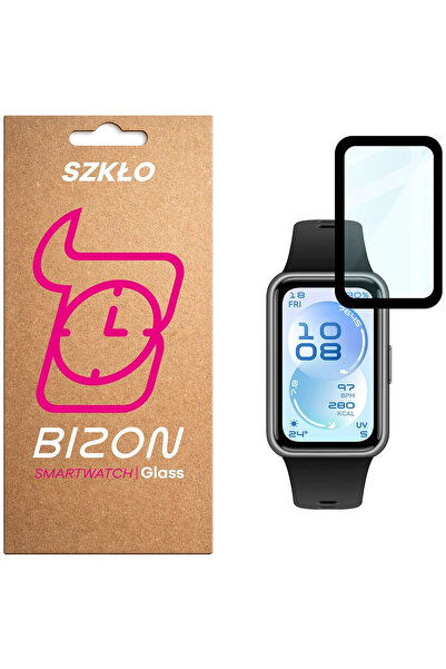 BizonMobile Bizon Edge Hybrid Glass Screen Protector for Huawei Band 11, Black