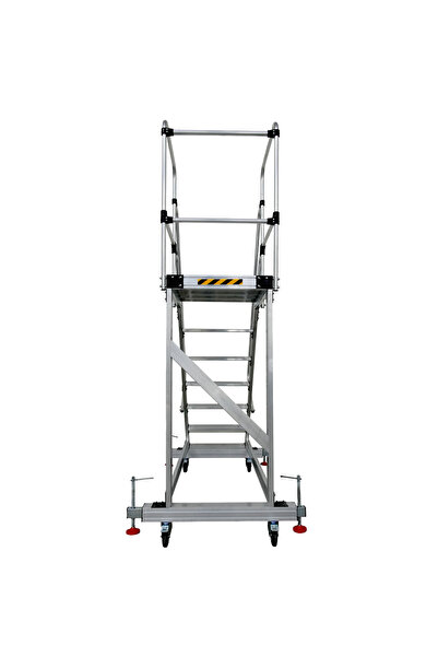 Sözbir Merdiven 6+1 DENGE AYAKLI TEKERLEKLİ ENDÜSTRİYEL PLATFORM