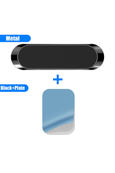 Choice3 Black Strip Metal Magnetic Phone Holder Magnetic Car Phone Holder Sta...