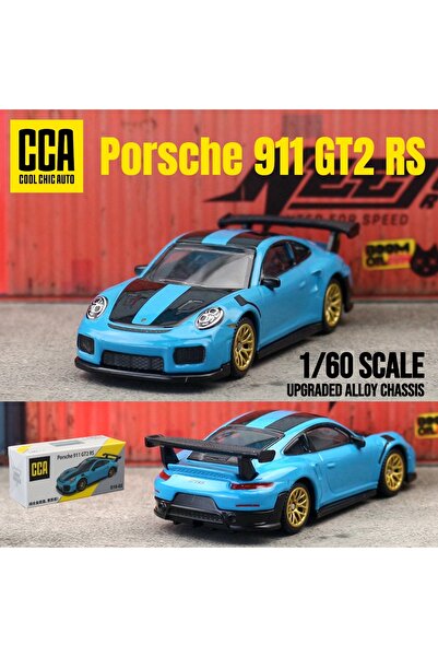 Choice38 سيارة لعبة بورش 911 GT2 RS CCA 1/64 Match Box للأطفال مصنوعة من المع...