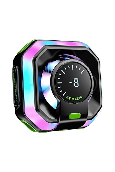 utechno HKVIPER HK-5 Pro Manyetik Telefon Soğutucu – Gaming Oyun İçin, 7000 RPM Yarı İletken Soğutma, RGB Fan, Akıllı Sıcaklık Kontrolü