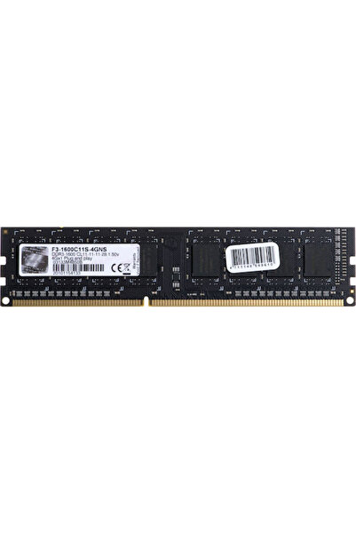 G Skill G.Skill Value DDR3 με μονάδα 1x4GB και ταχύτητα 1600 για επιτραπέζιο ...