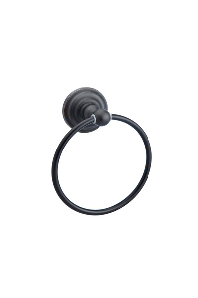 OEM Inel metalic clasic pentru prosop Basics, Bronz antichizat, 16cm
