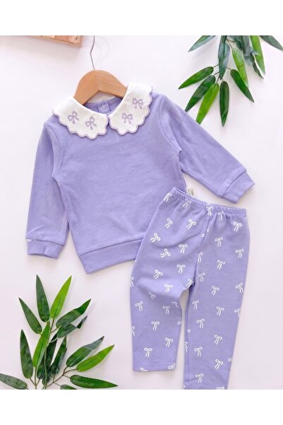 voyyo kids baby Baby Girl Seasonal Bow Printed Baby Collar 9-12-18-24 Months ...
