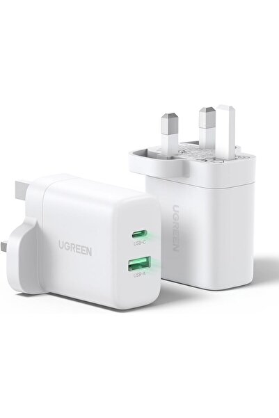 GENERAL شاحن جديد من يو جرين بمنفذ USB و USB تايب-C متوافق مع آيفون 16 و 15 و...