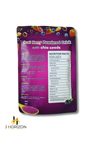 Fitgum Acai Berry with Chia Seeds