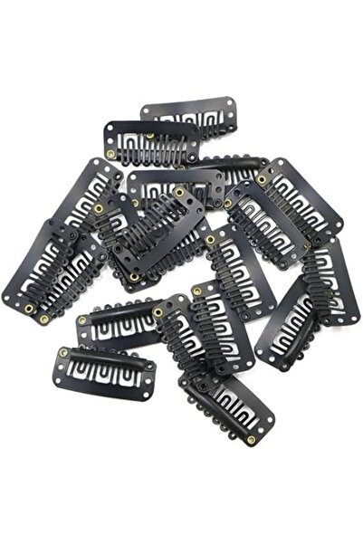 Estelle e U Shaped Snap Comb Hair Clips for Wig Extension, 6-Teeth Metal Clip...