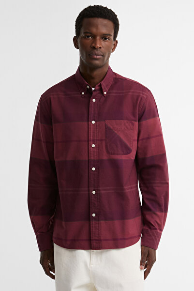 Barbour Mineral Tartan Dunoon Authentic Gömlek RE55 Crimson Heather