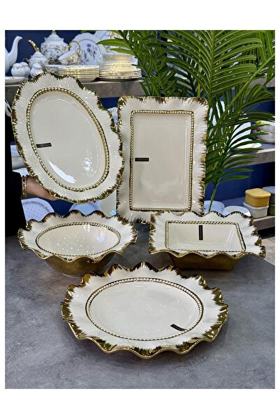 Doğudeko Pink & More 5-Piece Presentation Service Set