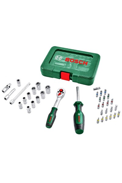 Bosch 1/4 Altı Köşe Lokma Takımı 37 Parça
