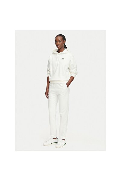 Lacoste Pantaloni de trening pentru femei XF5268 Alb