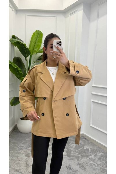 dezer trench cu căptușeală din material impermeabil, mărime standard