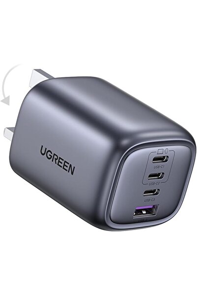 GENERAL شاحن من يوجرين بمنفذ USB متوافق مع آيفون 17 برو ماكس وسامسونج S25 ألت...