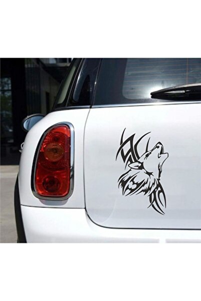 Hediyeni Al Howling Wolf Vehicle, Car, Auto, Motorcycle, Helmet, Laptop, Glas...