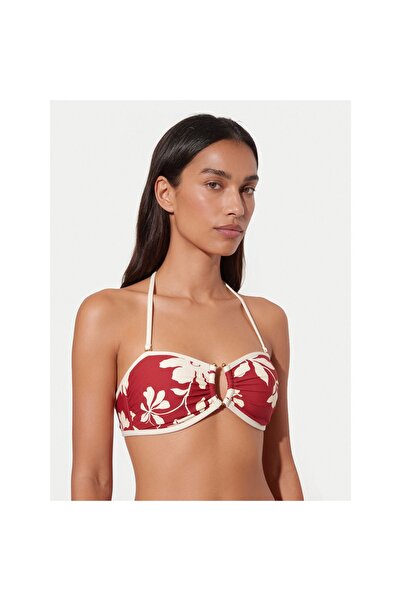 Seafolly Top de bikini pentru femei 31283-299 Roșu