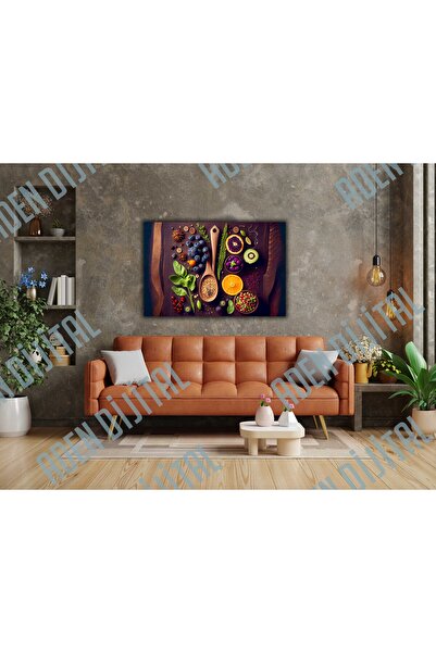 Aden TABLIE DIGITALĂ DECORATIVĂ PENTRU BUCĂTĂRIE, RESTAURANT, CAFENEA, DECOR ...