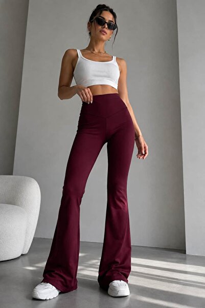 bb butik basic Ψηλόμεσο Ισπανικό Ελαστικό Κολάν TY3434