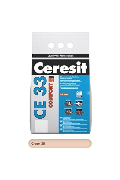 Ceresit CE 33 COMFORT Chit cremă premium, pentru rosturi cu lățimea de la 1 l...