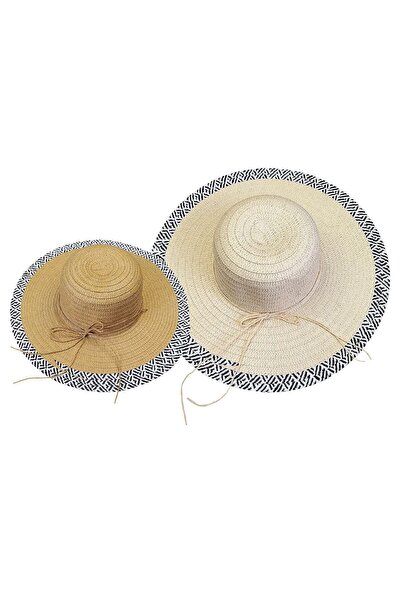 OEM Καπέλο Ψαθόχαρτο με Δίχρωμο Περίγυρο ø40cm SummerTiempo 623158