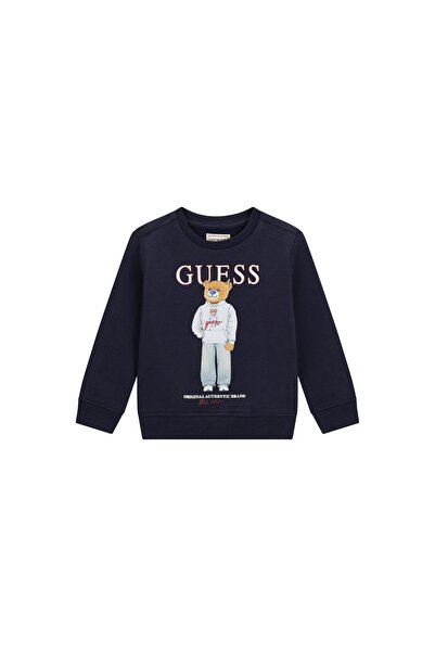 Guess Bluză băieți N6YQ05K4096 Albastru închis