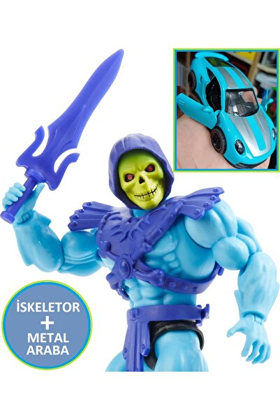 OYUNCAKSAHİLİ İskeletor ve Metal Araba Kılıç Koç Başlı Asa Figür Masters Unıv...