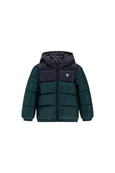 Guess Geacă de iarnă pentru băieți L6YL01W2655 Verde