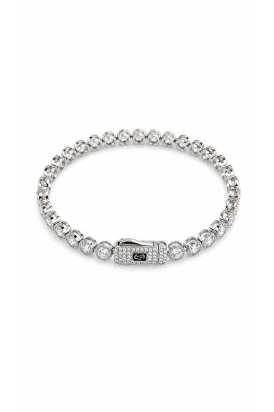 Logolu Silver Su Yolu Bileklik JP00733