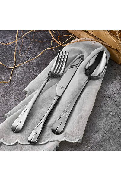 Aryıldız Lalezar Prestige Pvd 24 Piece Bronze Cutlery Set for 6 People