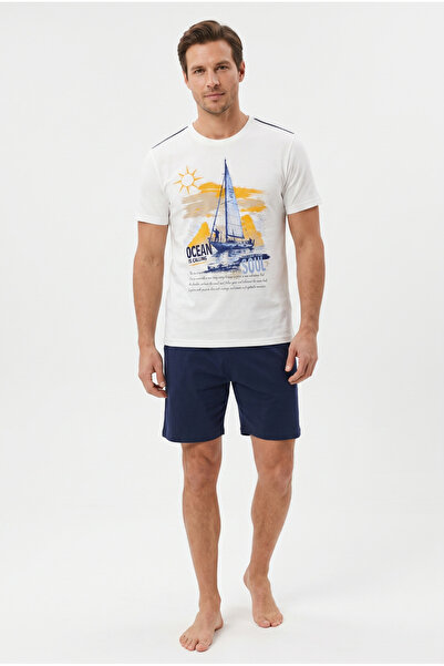 SEASOUL Erkek Bambu Şortlu Set