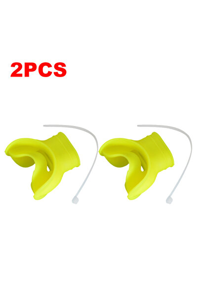 Choice8 Yellow 1/2/3PCS Silicone Snorkel Mouthpiece Diving Regulator Mouthpie...