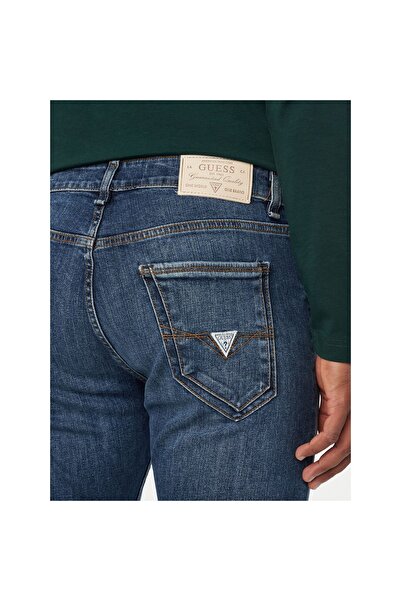 Guess Blugi bărbați M6YAN1D1474 Albastru