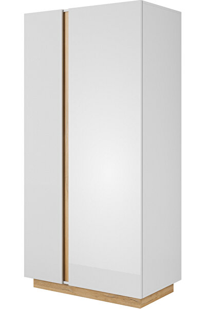 Lh-homefurniture Ντουλάπα 36146-ARCW-24 Λευκό+Λευκό Υψηλής Γυαλάδας+Grandson ...