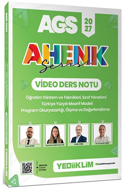 Yediiklim Yayınları 2027 AGS Ahenk Serisi ÖYT Sınıf Yönetimi TYMM Program Oku...