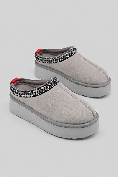 Sivarro Tazzy Classic Women's Fur-Lined Suede Platform Slippers – Home and Ou...
