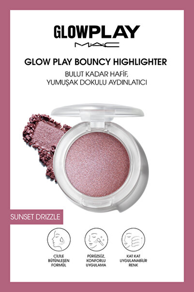 M.A.C M·A·C Glow Play Bouncy Highlighter Bulut Kadar Hafif, Yumuşak Dokulu Ay...