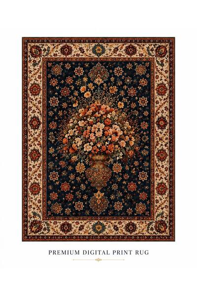 Rugs Modern Halı سجادة زخرفية حديثة بنقوش تقليدية من إيتا، طراز ETA4130