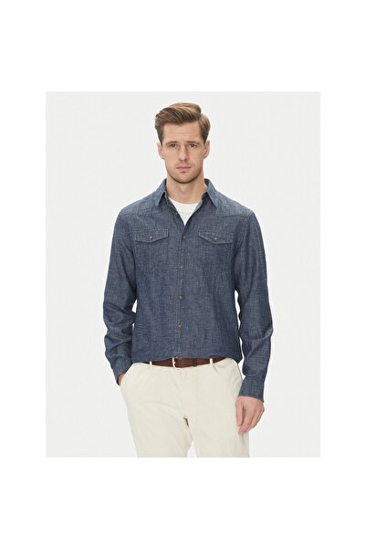 Guess Cămașă bărbătească 5GHH134465Z Albastru închis