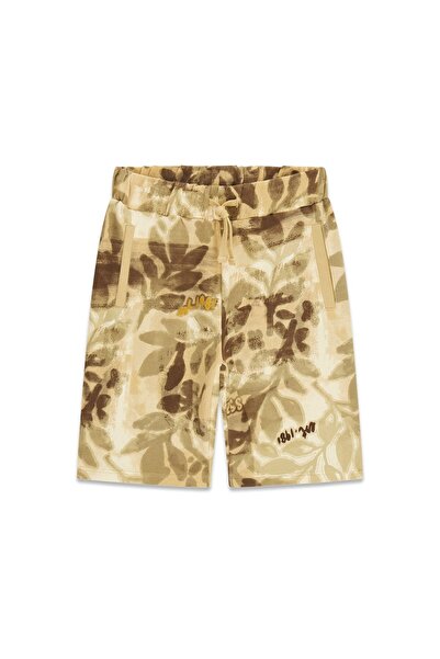 Guess Pantaloni scurți sport băieți L6GD00KA6R4 Kaki