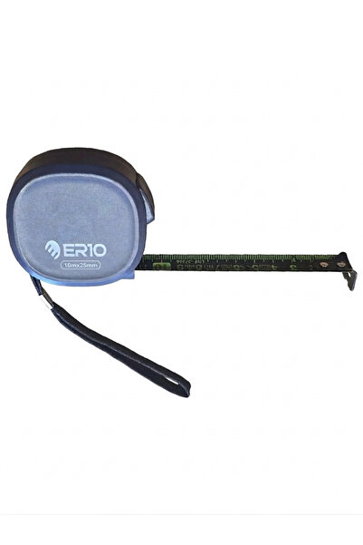 Aslan civata Er10 Şerit Metre Antrasit Autostop 10M x 25MM D36-1025