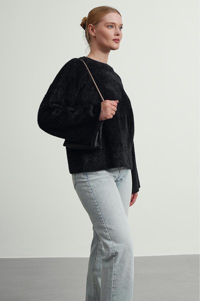 Butik Gülce Moda Women's Knitwear Plush Sweater