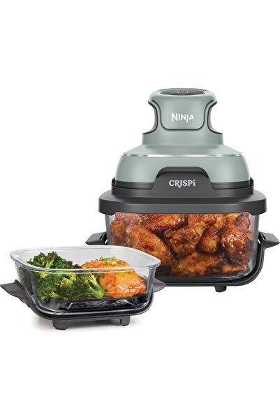 NINJA Crıspi 4-In-1 Taşınabilir Cam Hazneli Pişirme Sistemi - Sage Green