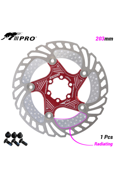Choice 203mm RD Radiating IIIPRO 6-Bolt Brake Disc 160mm/180mm/203mm Brake Di...