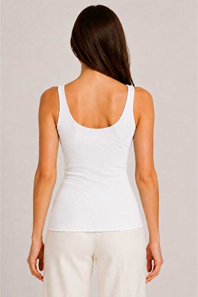 LAVİNİM Women's Terry Fabric Strappy Tank Top