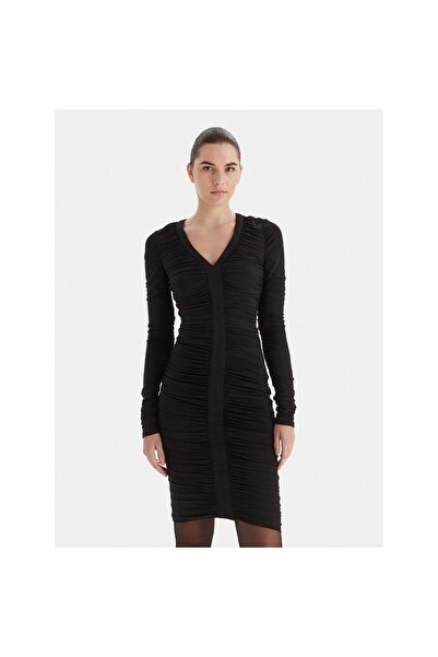 Guess Rochie de cocktail pentru femei 5BGK256257A Negru