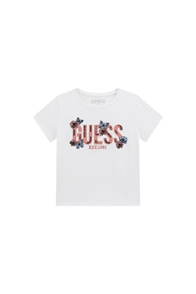 Guess Tricou de fată J6RI34K6YW4 Alb
