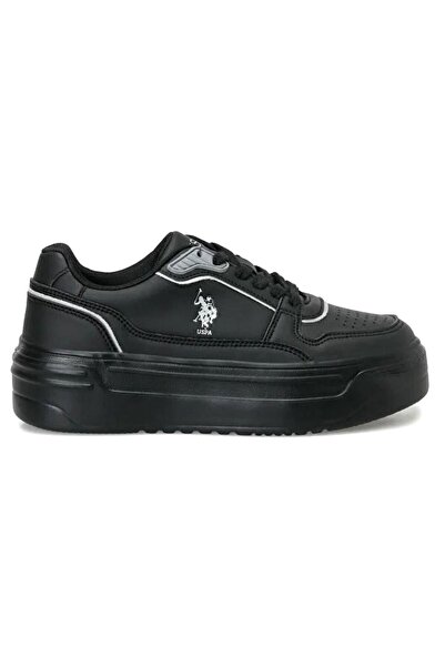 U.S. Polo Assn. حذاء رياضي نسائي كاجوال من كارولين 6Pr ذو نعل عالٍ